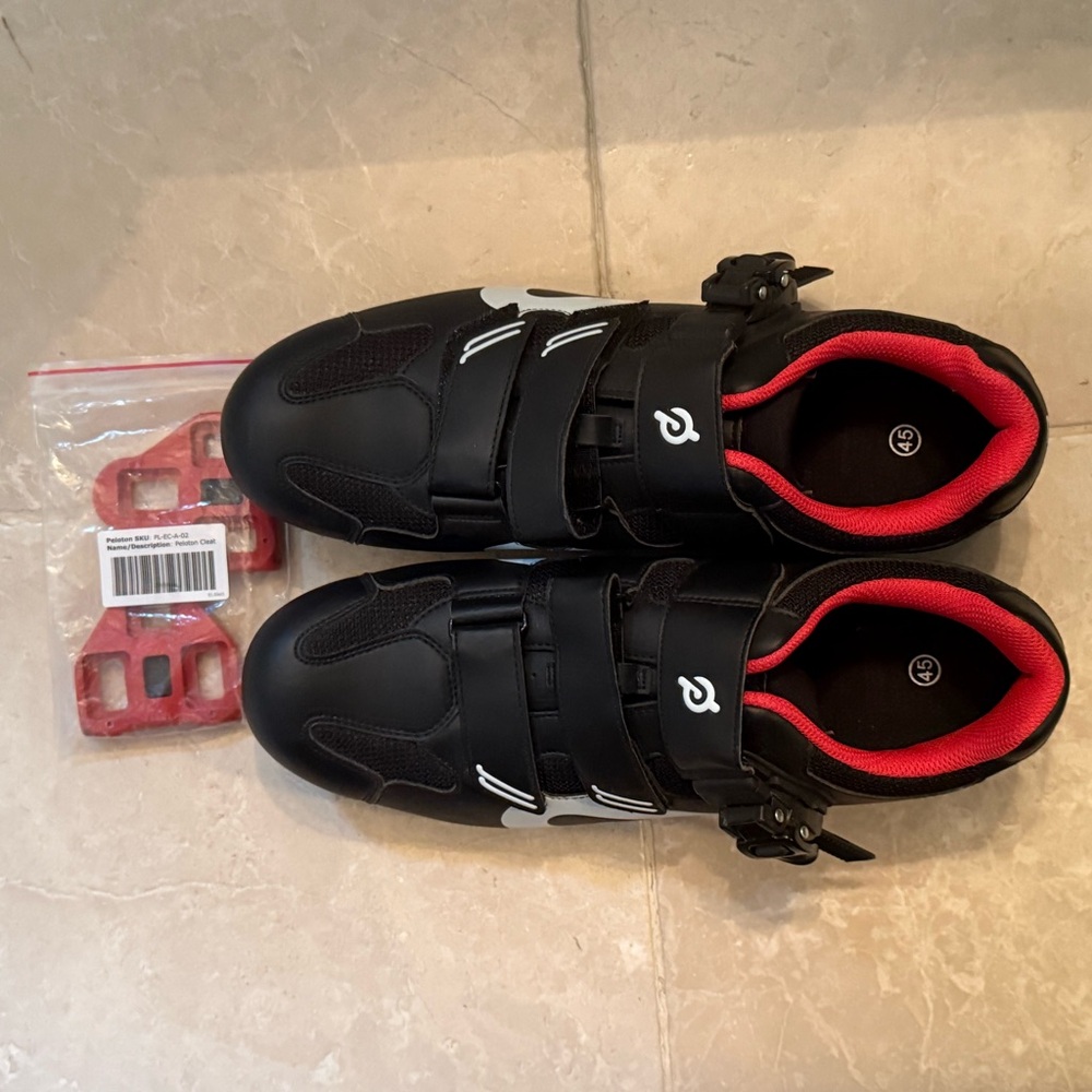 Peloton Cycling Shoes + Cleats - New without tags